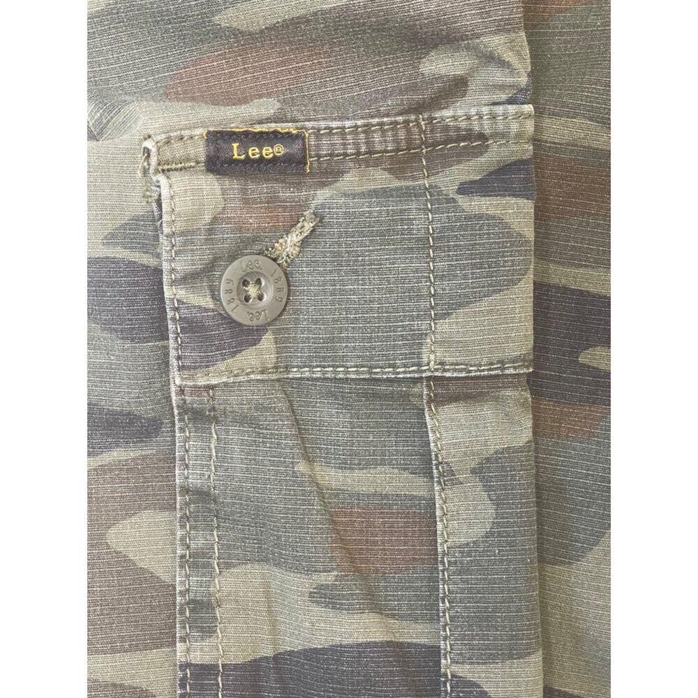 Lee Men’s Size 40 Green Camo Cargo Utility Shorts Military Outdoor - Picture 5 of 9